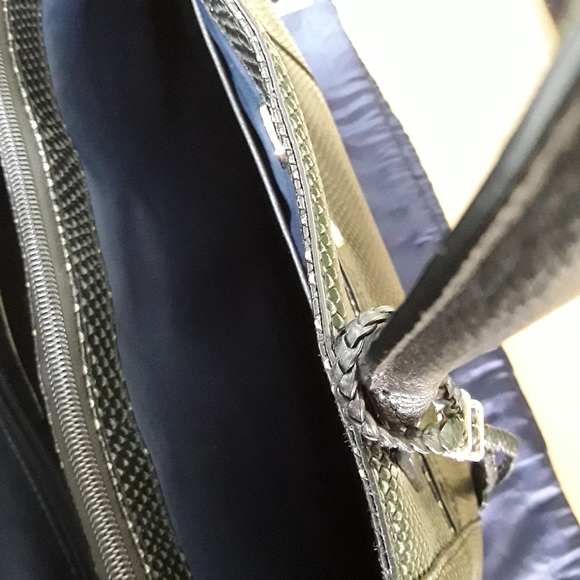 Cole Haan Mila Pewter Black Purse & White Wallet  - Picture 5 of 6